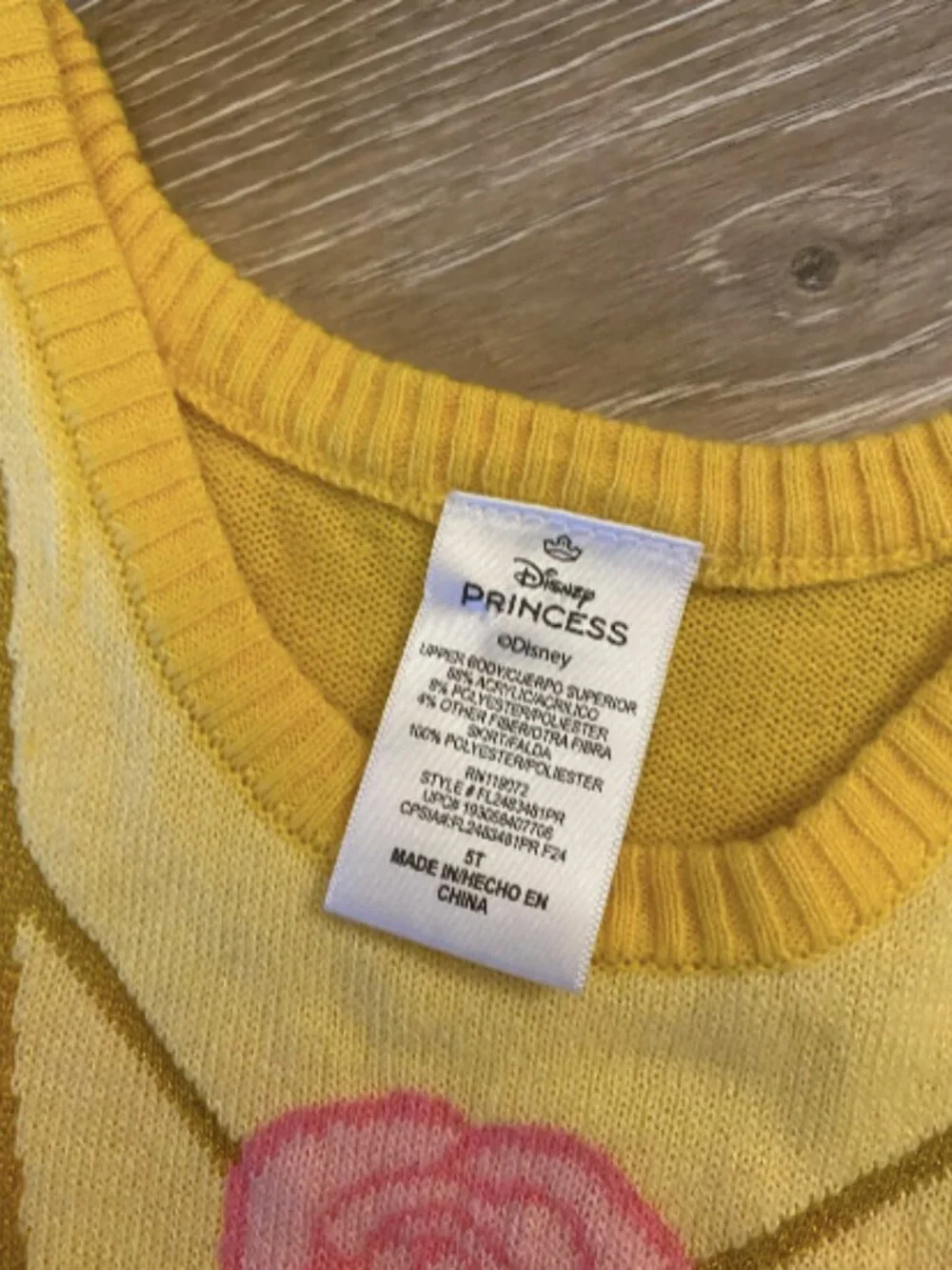 Disney Princess Toddler Belle Cosplay Dress